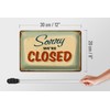 FEMER Tin Sign Retro 30 x 20 cm Sorry We're