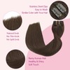 PINKPEARL Human Hair Clip in Hair Extensions 18inch #4 Chocolate