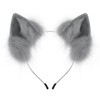 HAOAN Handmade Faux Fur Animal Cat Ears Headband Furry Fox