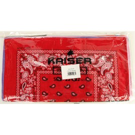 Paisley One Dozen Cowboy Bandanas (12 Colors Assorted, 22 X 22 in)
