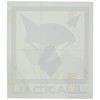 JACKALL JK Cutting Sticker Square L White
