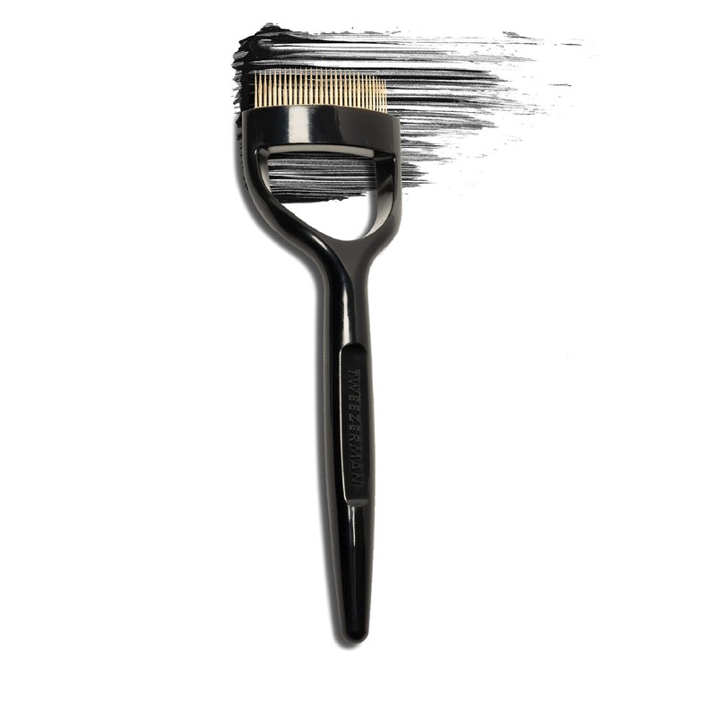 TWEEZERMAN Eyelash Comb for Madel Shaped Eyes, Eyelash Brush, Retouching