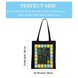 Jazz Sax Saxophonist Gift Saxophone Player Gift Saxophone Tote Bag for Orchestra Saxophone Lovers (Saxophone Tote CA)