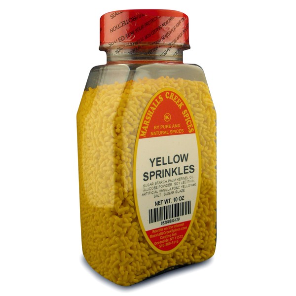 Marshalls Creek Spices Sprinkles Yellow, 10 Ounce