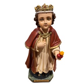 Generic 14 inch Divine Child Jesus King of Love Statue Hand Made in Colombia