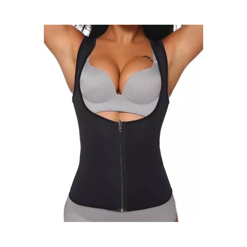 APPLE BEE TT Chaleco Para Sudar Neopreno Faja Efecto Sauna