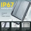 Large Waterproof Electrical Junction Box, IP67 Waterproof Clear ABS Plastic