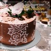 O'Creme Silver Wraparound Cake Pastry Round Drum Board 1/4 Inch