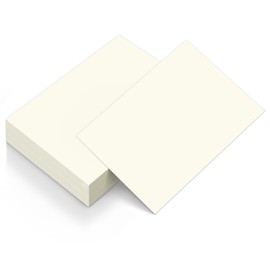 50 Sheets Cream Cardstock 8.5 x 11 Ivory Paper, Goefun Off White Card Stock Printer Paper for Cards Making, Office Printing, Paper Crafting