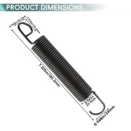 Indanpow 196105 532196105 Deck Drive Spring, Fits Husqvarna 2348 LS, 2354 GXLS, 2748 GLS, EZ 4824 Lawn Tractor (2 Pack)