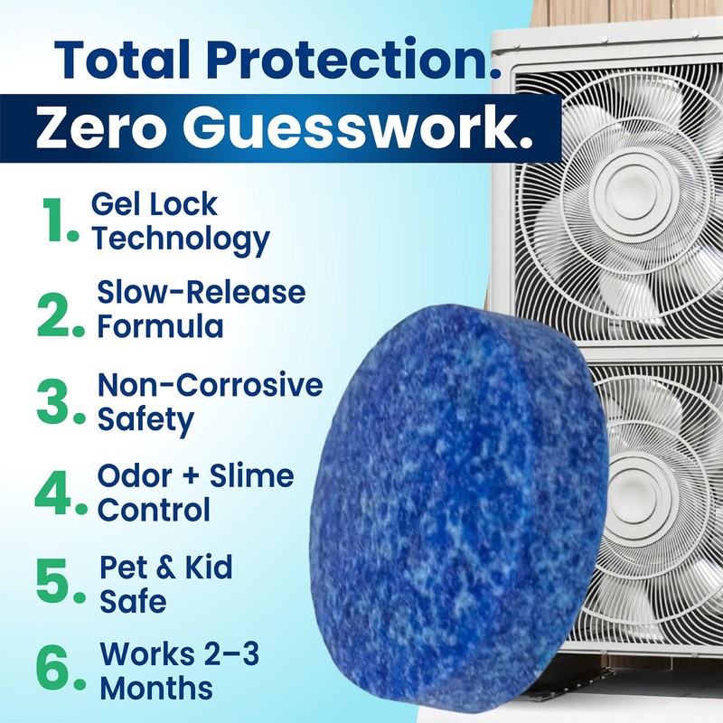 AC Pan Tablets, Commercial-Grade, Gel Lock Tech: Long Lasting, Moisture