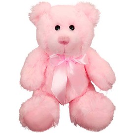 Anico 8" Pink Teddy Bear – Cute Small Bear, Soft Plush Stuffed Animal, Perfect for Kids, Birthdays, Holidays, and More!