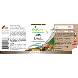 Fairvital Agaricus Extract 500 mg - 90 Capsules - ABM Capsules (Agaricus Blazei Murill) - High Dose - 45% Polysaccharides - Vegan - Standardized to 45% Polysaccharides