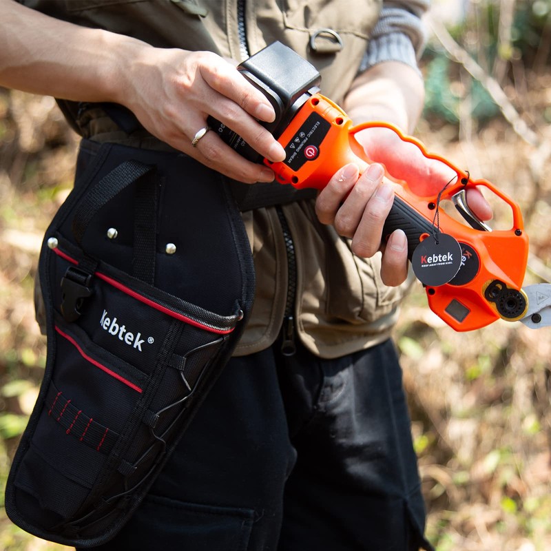 Kebtek Electric Pruning Shears Bag, Storage Case, Waist Bag, Tool
