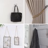 INBOLM 2pack Tie Back Hooks For Curtains Silver Curtain Tie