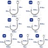9KM DWLIFE Inline Single Hooks 25Pcs in Line Fishing Hooks