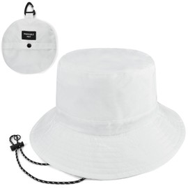 EINSKEY Packable Bucket Hat with Chin Strap for Men Women, Quick Dry Adjustbale Sun Hat for Beach Safari Fishing Hiking UV Protection