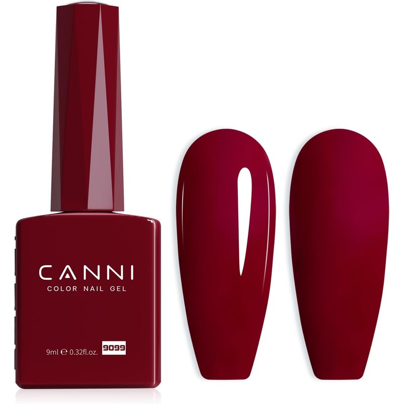 CANNI - Esmalte de uñas en gel de color rojo