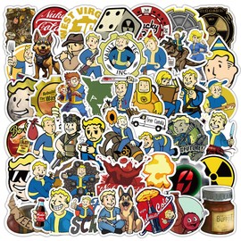 Pack of 50 Gravity Falls Stickers, Cartoon Theme TV Stickers, Vinyl Waterproof Graffiti Stickers for Laptop, Guitar, Luggage, Skateboard, Teenagers and Adults