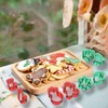 Mini Christmas Cookie Cutters, 8 Piece Small Xmas Holiday Cookies