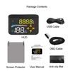 zalati HUD Display Head-Up Display Dual Mode GPS OBD Reflection