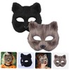 WOONEKY Realistic Fox Masks Animal Masks Cosplay for Men Women