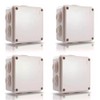 Pack 4 Cajas Estancas Ip55 Para Exterior Cctv Ens-pcb1010