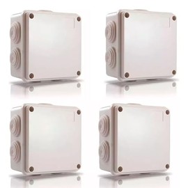 Pack 4 Cajas Estancas Ip55 Para Exterior Cctv Ens-pcb1010
