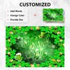 CORFOTO 7x5ft Happy St. Patrick's Day Backdrop Saint Patrick Day