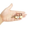 2 Pcs Small Solid Brass Locks with Keys, 20mm +