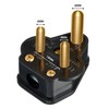 5 Amp Round Pin Plugs Mains Plug 3 Pin Lighting