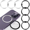ZukoCert 8 Pcs Ultra Thin Ring Magnets, Magnetic Stickers for