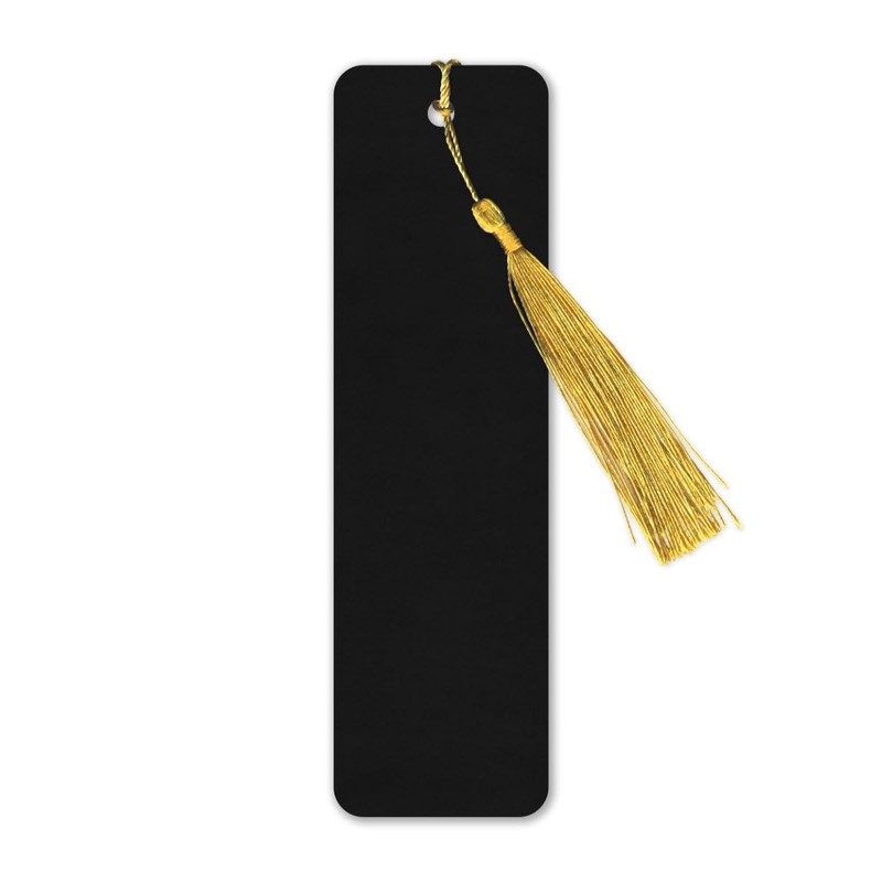 Gallery Leather Bookmark - Acadia Black - 7"x2"