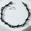 Punk Thorns Bracelet for Men Women Metal Chain Gothic Necklace