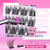 Ruairie Lash Clusters Wispy Eyelash Cluster Eyelash Extensions 154pcs Fluffy