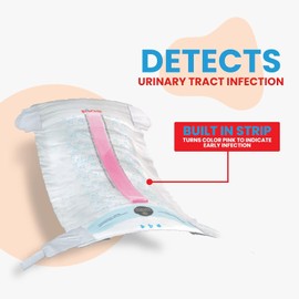 Pine Smart Intelligent Nappies Detection of Urinary Tract Infections, Baby Uti Test, Nappies with UTI Indicator, Urinary Tract Infections (UTI) in Children, UTI Detection (Size 4)