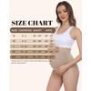 Boguish Women's Maternity Underwear High Waist Pregnancy Soft Seamless Shapewear