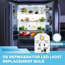 6 Pack GE Refrigerator LED Light Bulb Replacement - WR55X11132, WR55X25754, WR55X10968 - Energy-Saving Fridge Light Bulbs for GE Refrigerators