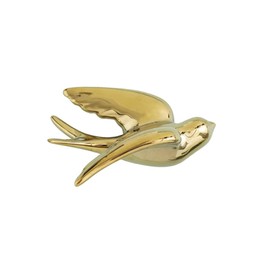 OHPHCALL 1pc Wall Mounted Ceramic Bird Decor Nordic Style Wall Hanging Art for Home Bar Hotel Decoration Design Easy to Install for Various Spaces