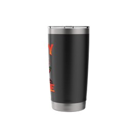 Spicy Sauce Hot Pepper Flame Graphic Stainless Steel Insulated Tumbler