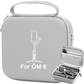 XUBX Osmo Mobile 6, Stabilizer Storage Case, Extra Large Capacity for Storing All OM6 Accessories, Compact Travel Protective Bag for Osmo Mobile 6 Creator Combo Accessories