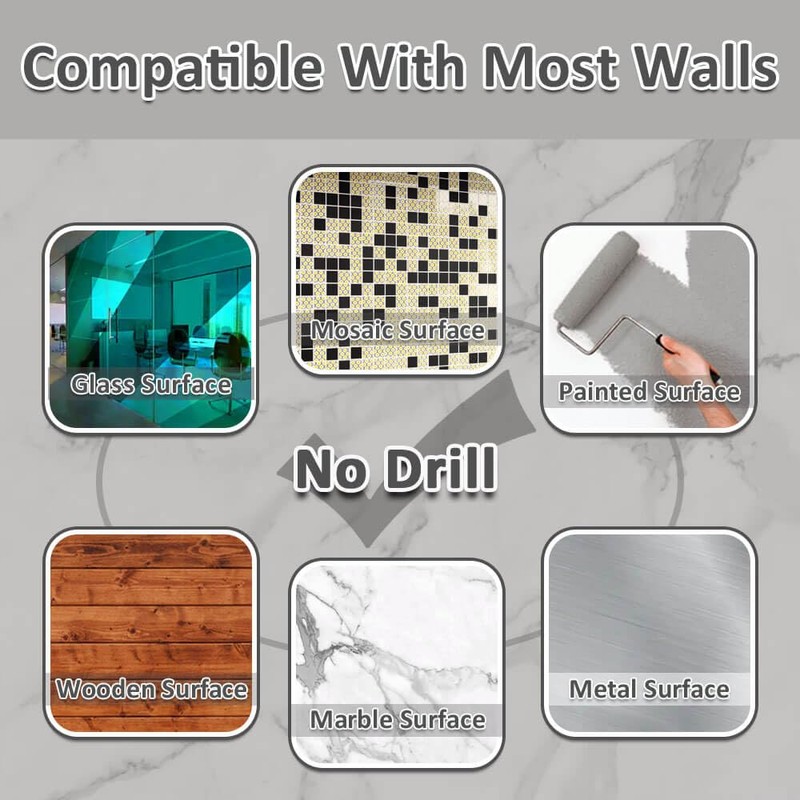 Mintime Modern Frameless DIY Wall Clock Large 3D Wall Watch