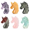 Artistone Unicorn Statue Sculpture 3 Inch Carved Gem Unicorn Crystal