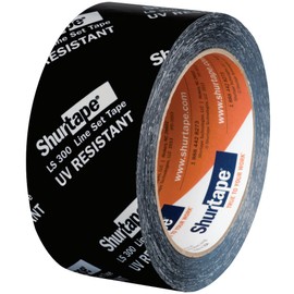 Shurtape LS 300 HVAC Line Set Tape, 55m Length x 48mm Width, Black (Pack of 1)