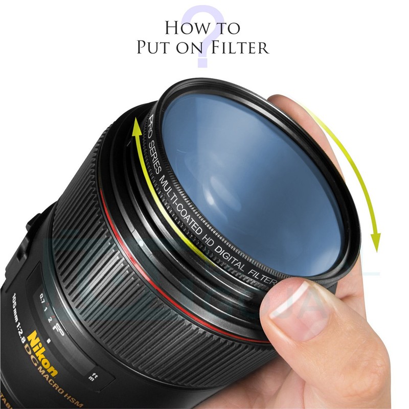 Tronixpro 40.5mm Pro Series High Resolution Polarized Filter + Microfiber