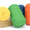 400G Tshirt Yarn for Crocheting,Orange T Shirt Chunky Elastic Fabric