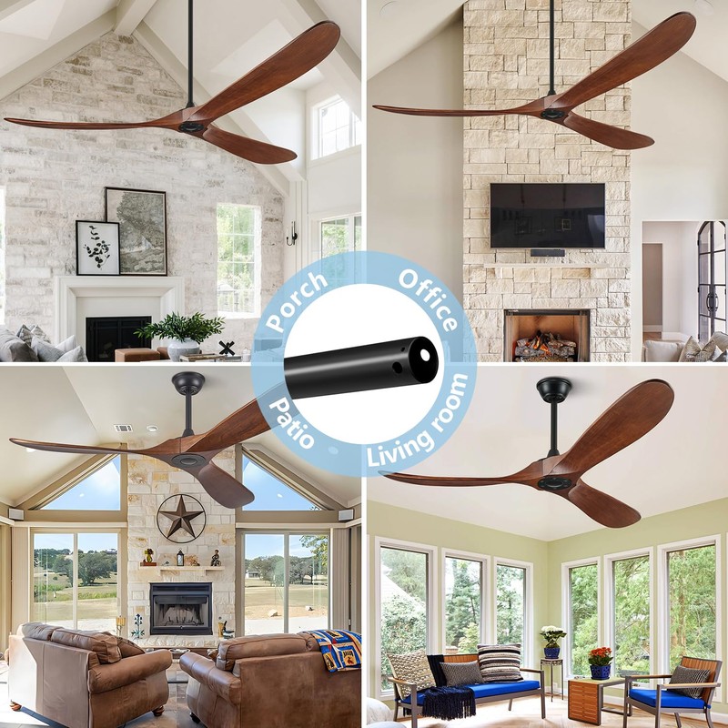 BOOSANT BOOSANT 72 INCH Ceiling Fan Downrod With Extended Wires,Extension