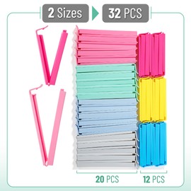 Mr. Pen- Food Bag Sealing Clips, 32 Pack, 2 Sizes, Chip Clips Bag Clips Food Clips for Bags