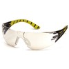 Pyramex Endeavor Plus Safety Glass Black/Green Frame Indoor/Outdoor Mirror Lens