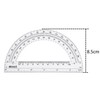 EBOOT Plastic Protractor Math Protractors 180 Degrees, 6 Inch, Pack
